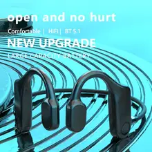 JIETMT SK3 Wireless Conceptual Bone Conduction Headphone TWS Bluetooth Waterproof Sports Ear Protection Use Headsets Accessory