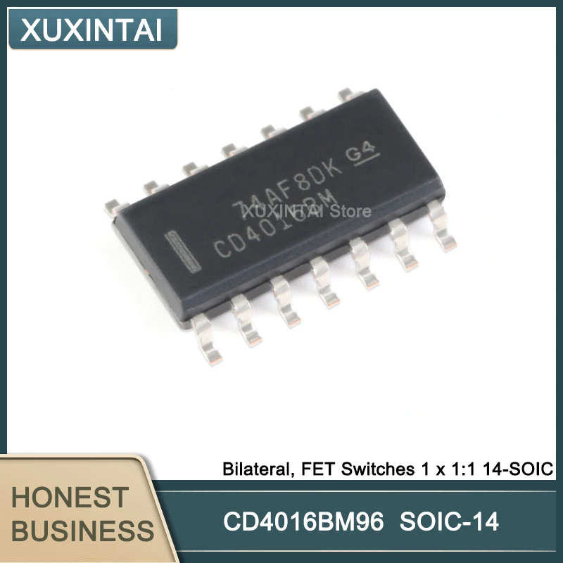 100 шт./лот CD4016BM96 CD4016 двусторонние полевые переключатели 1x1:1 14-SOIC | Электронные
