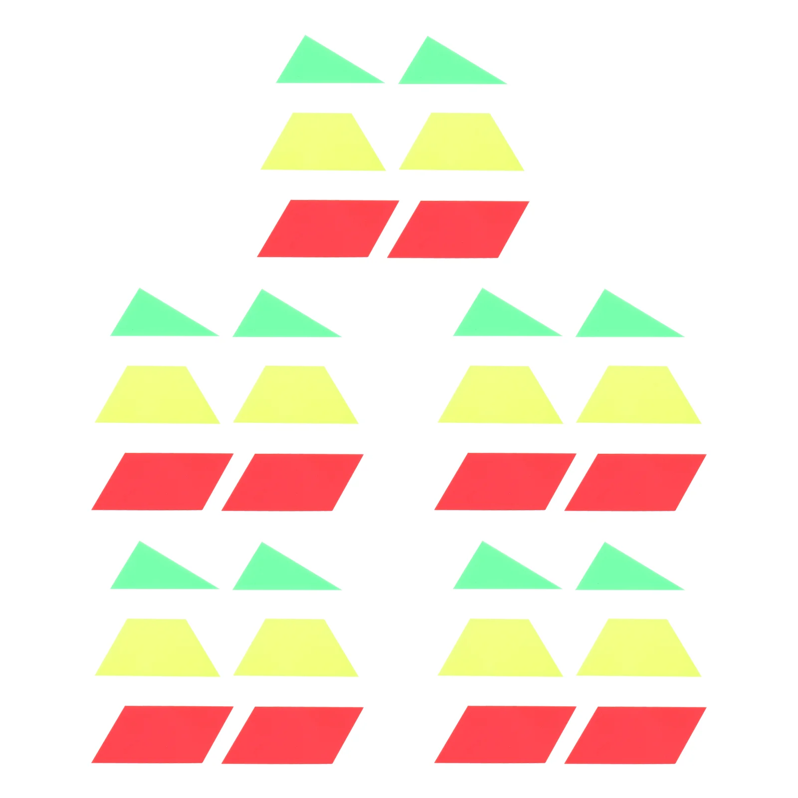 

5 Sets School Teaching Math Graphic Transformation Material Toys (Random Color)