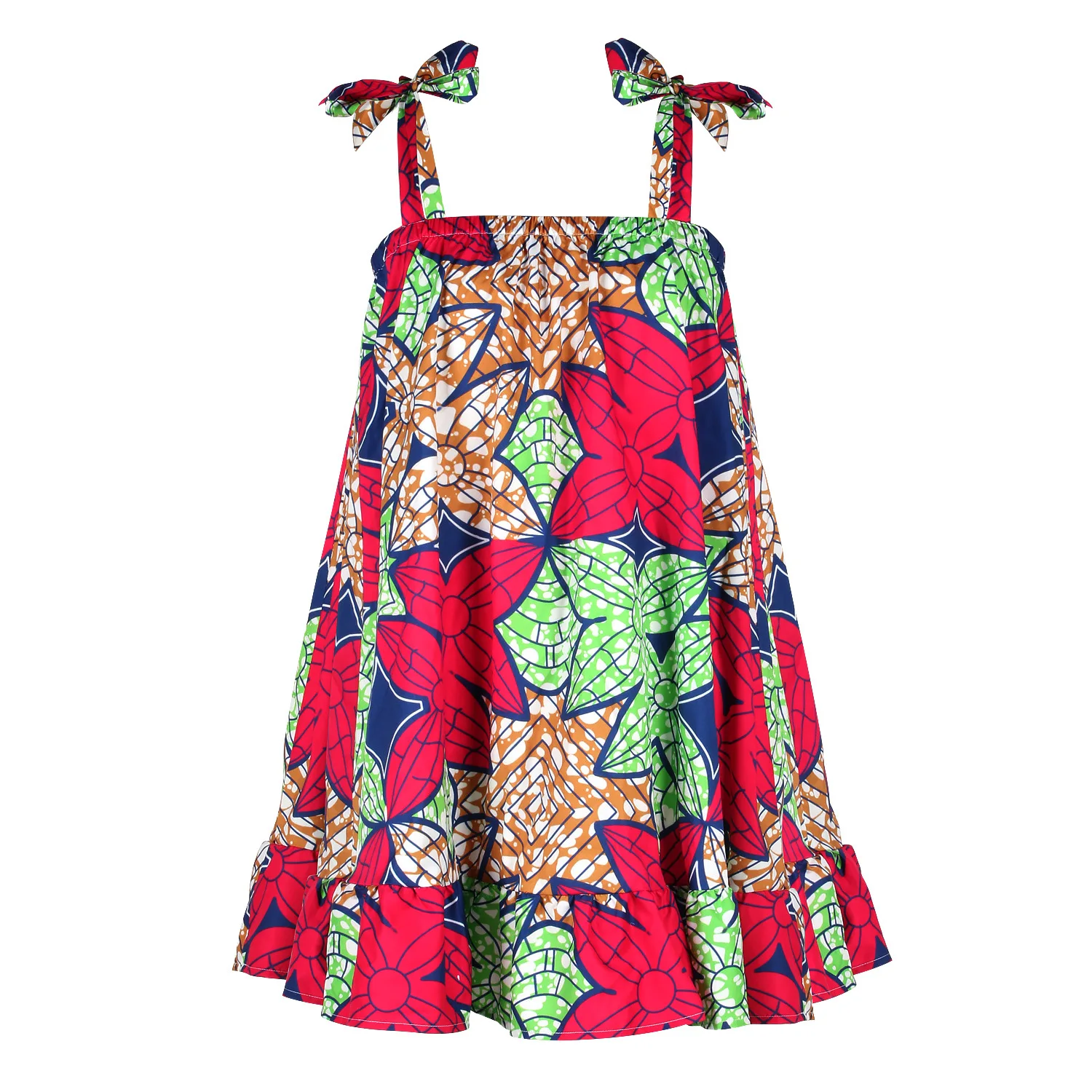 

2019 new arrival elegent african printing women plus size mini dress