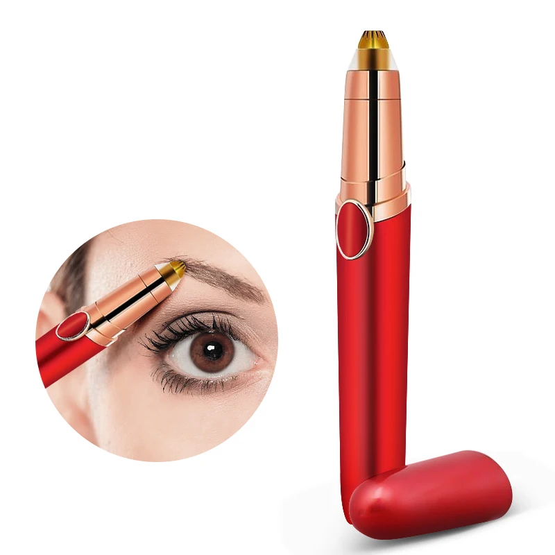 Электрический триммер для бровей безболезненный эпилятор мини бритва Бритва