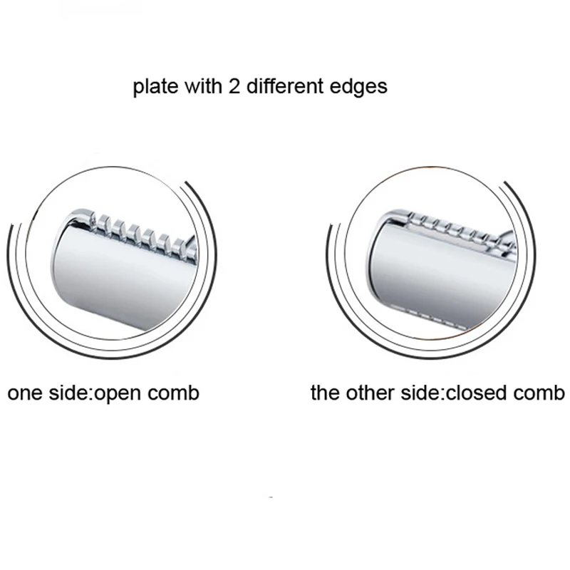 Новая мужская Безопасная бритва с двойными краями расческа для бритья