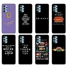 Черный чехол из ТПУ для Samsung galaxy A12, A22, A32, A42, A52, A72, 4g, 5g S21 PLUS, ультра задняя крышка, друзья, ТВ, центральный Перк, кофе