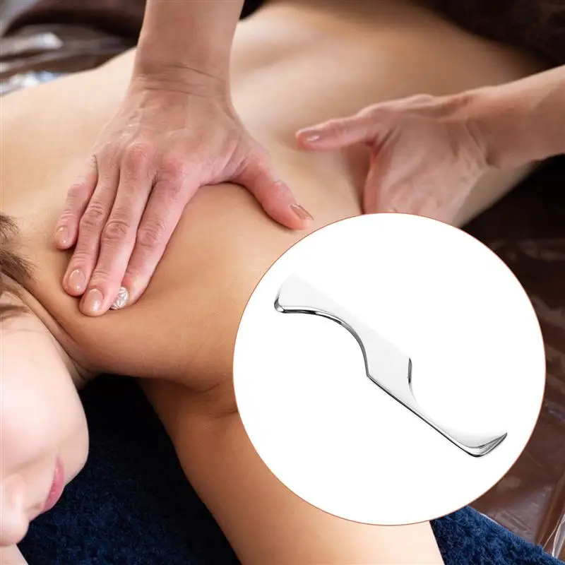 

1Pc Plate Multipurpose Stainless Steel Professional Body Massager Massage Plate Scraper