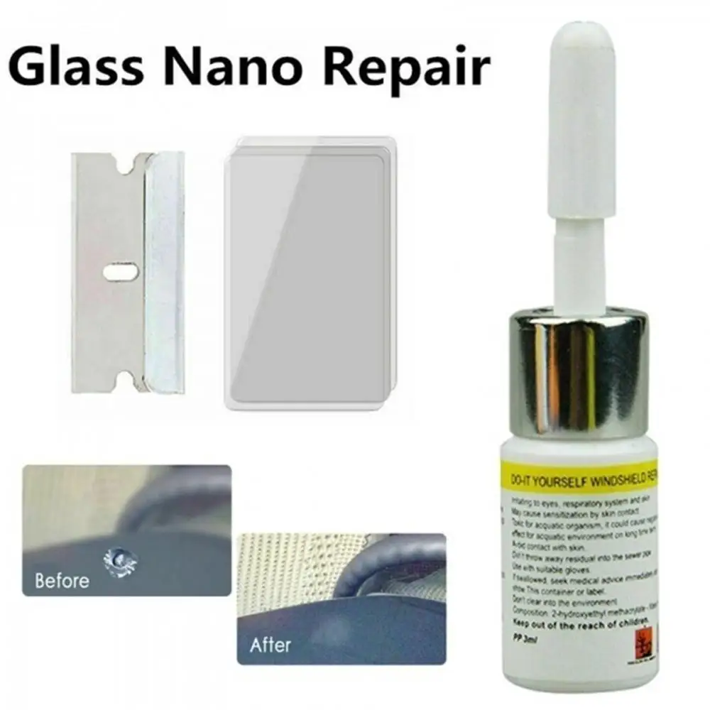 Набор для ремонта ветрового стекла инструменты удаления царапин и трещин на