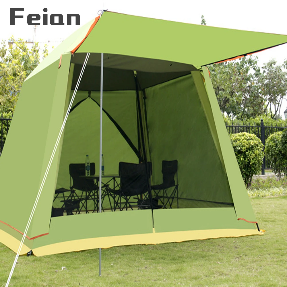 Открытый тент большого пространства 5 8 человек складной от солнца дождя