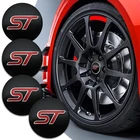Наклейки на обод обода для Ford Kuga Fiesta Focus Mondeo Mk1 Mk2 Mk3 ST Ranger C Max, аксессуары, 4 шт., 56 мм