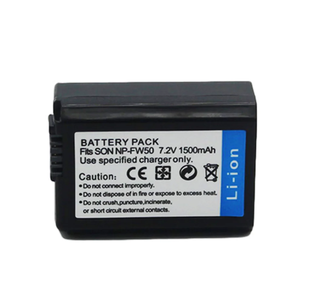 Аккумуляторная батарея NP-FW50 1500 мАч для Sony Alpha a6500 a6300 a6000 a5000 a3000 |