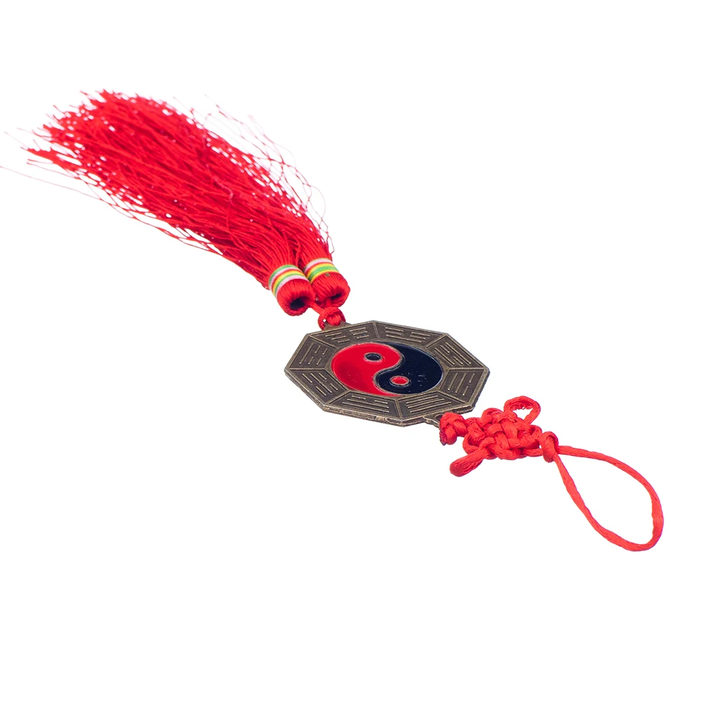 

Chinese Knot 5cm Bagua Mirror Blessing Window Door Hanging Decor Ornament