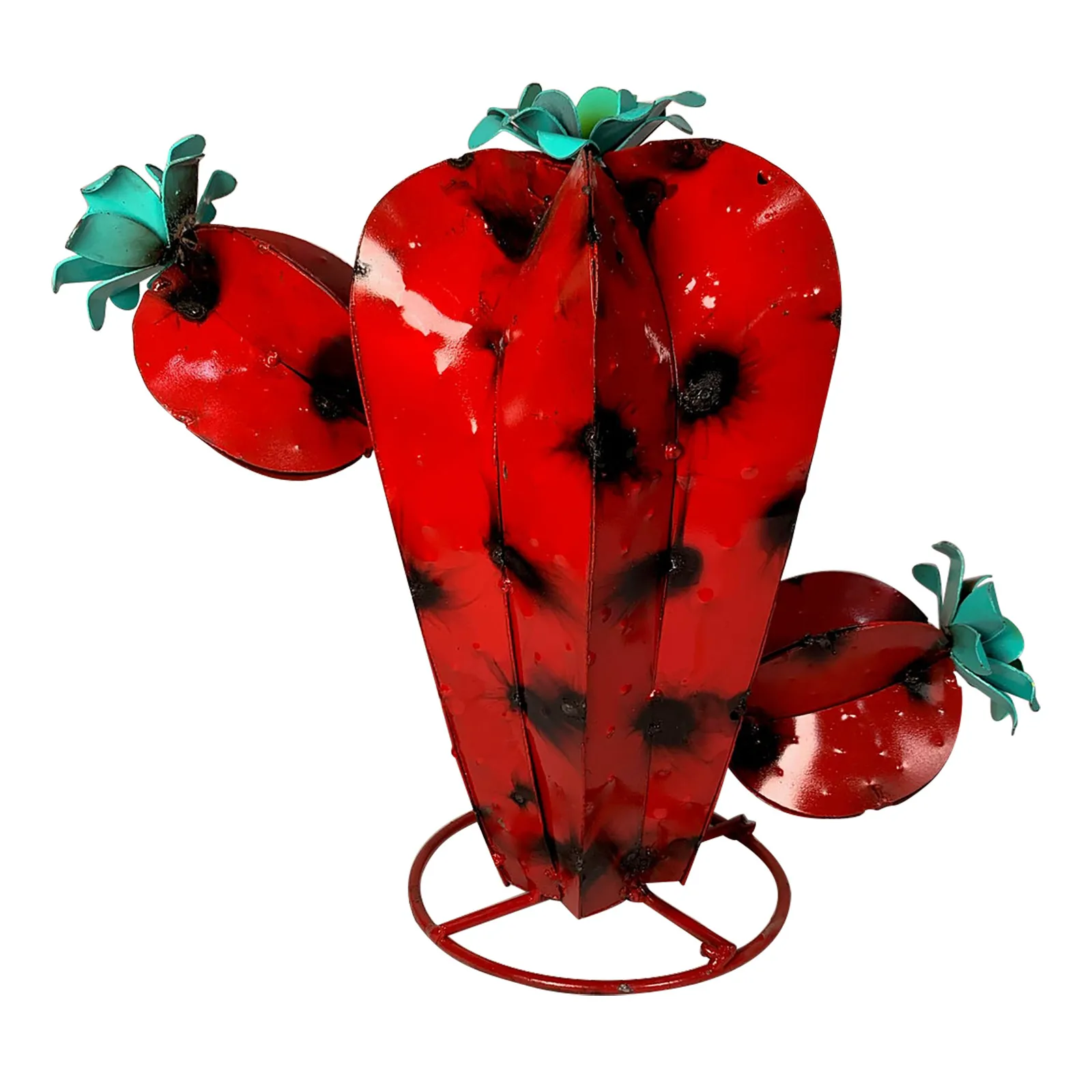 

30CM Decoration Garden Outdoor Mexican Metal Art Metal Cactus Sculpture Garden Yard Sculpture Home Decor dcoration Ornaments Ar