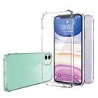 Прозрачный силиконовый чехол для iphone 11 pro max X XS XR 6 6s 7 8 plus, противоударный мягкий чехол для iphone11 2019, чехлы, оболочка