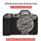 Защитная Наклейка для камеры R5, пленка для защиты от царапин для Canon EOS R5 3M, материал премиум-класса, наклейка, кожа для камеры EOSR5