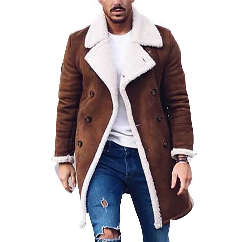 

Men Coat Winter Thicken Warm Men Jacket Fleece Veste Homme Men Parkas Vintage Outwear Windproof Jacket