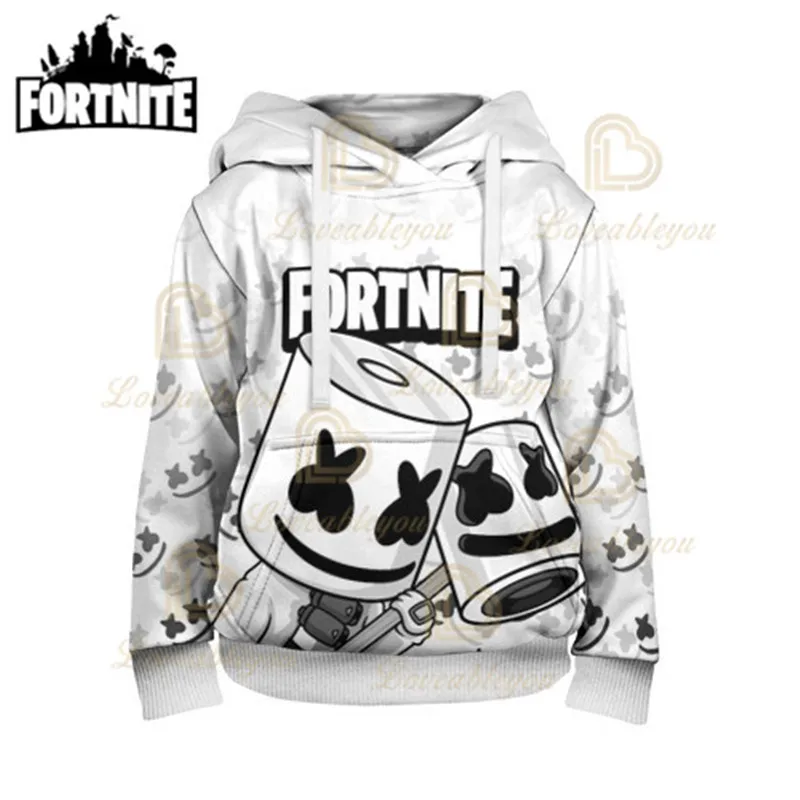 

Women Hoodie Sweatshirt Shooter Fortnite 8 To 19 Years Kids Streetwear Cartoon Tops Teen Clothes Game Hero 3D Printed Boys Girls