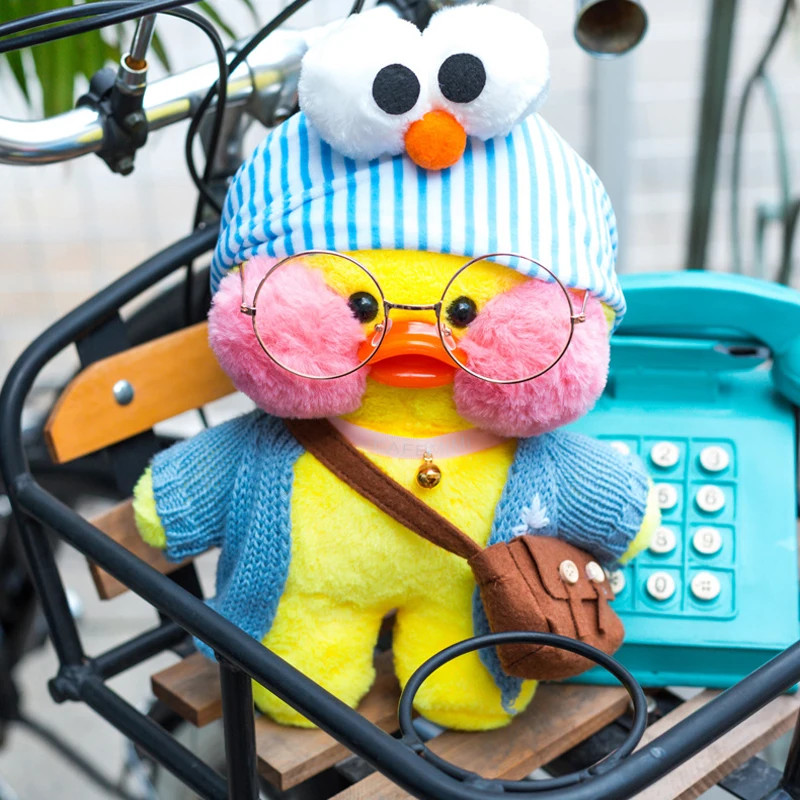 Аренда 30 см Симпатичные лалалафаны кафе Eend knuвам постельное мягкое Kawaii Pop Dier Kussen