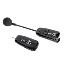 2.4G Wireless Tie Clip Microphone Lavalier Lapel MIC Mobile Phone Wireless Microphone Erhu Pickup MIC