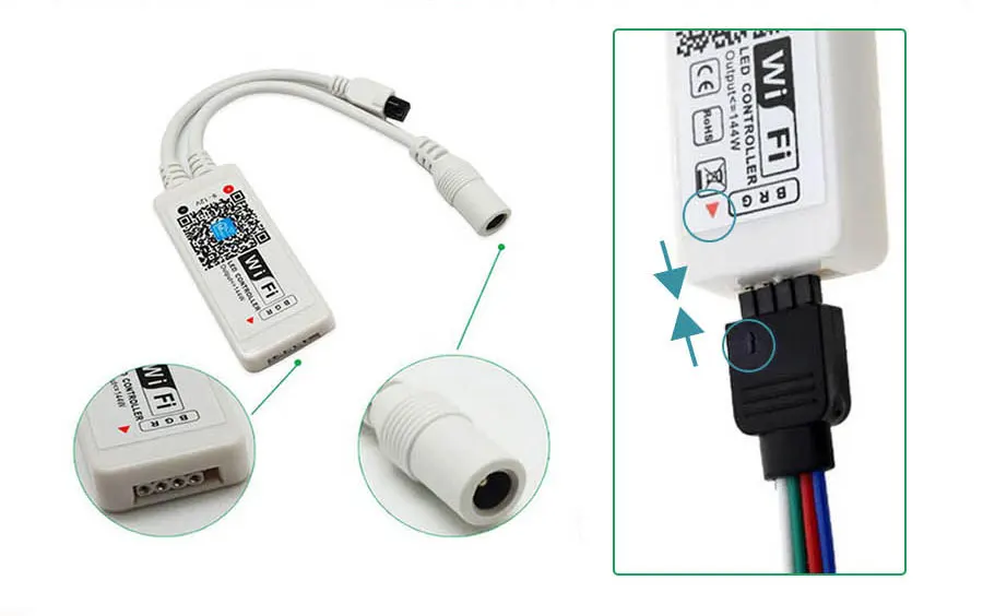 12V SMD 2835 Светодиодные ленты светильник Водонепроницаемый светодиодный потолочный светильник для дома украшения с 3/24 ключей/ИК контроллер Wi-Fi