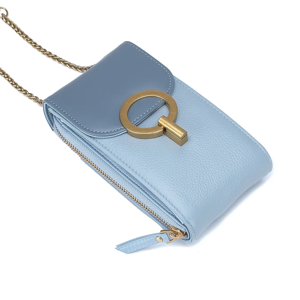 

Women Genuine Leather Phone Pouch Bags for iPhone X XS 6 7 8 Small Shoulder Bag for Samsung S9 Crossbody Bags Women Phone Bag