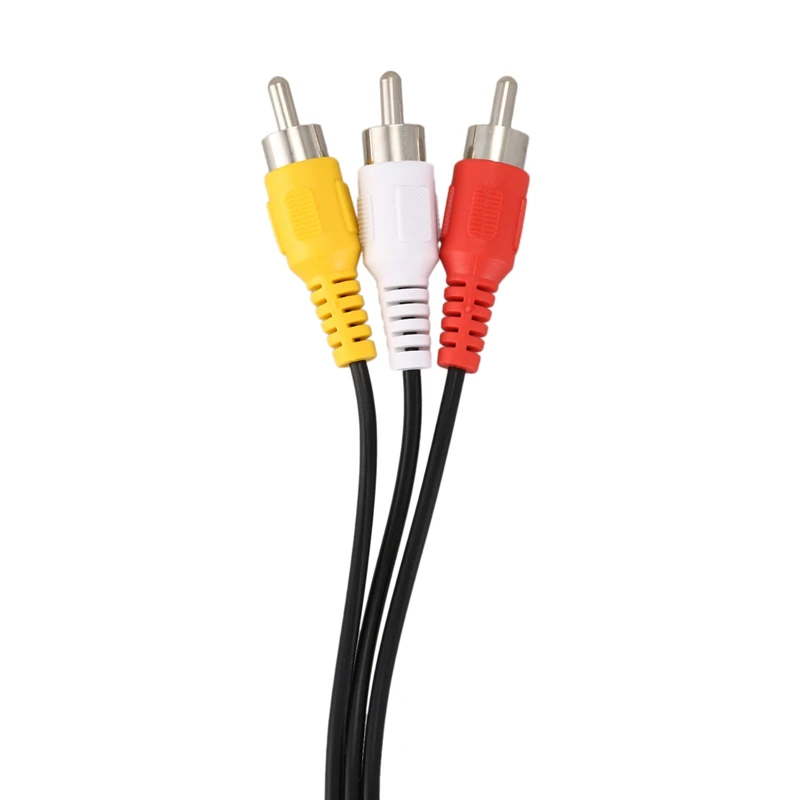 1 5 м 4.9ft 3 RCA Мужской до 4 Pin S-Video ТВ ПК кабель-переходник | Электроника
