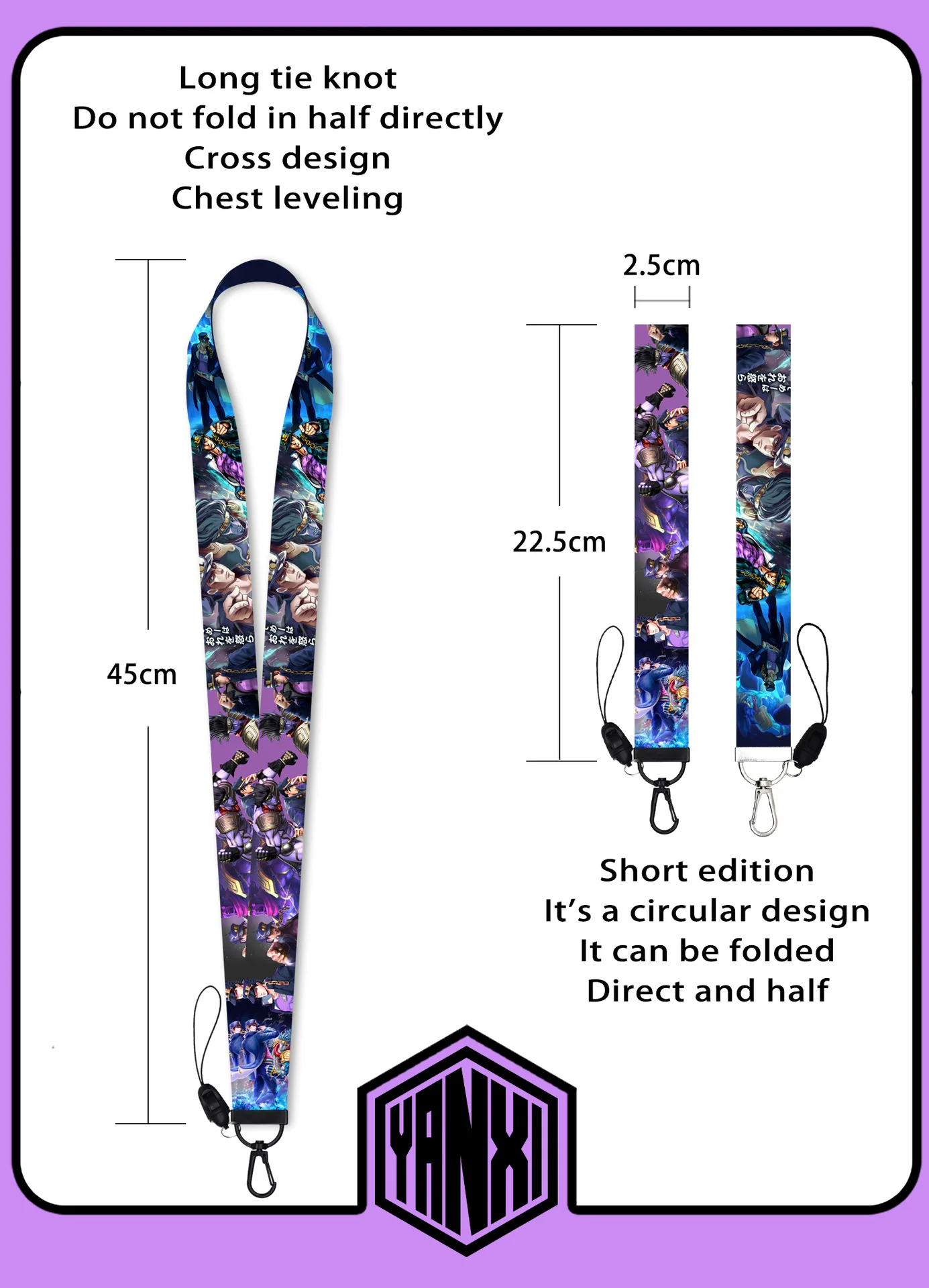 Брелок для ключей с рисунком из аниме невероятные приключения Джоджо | Украшения