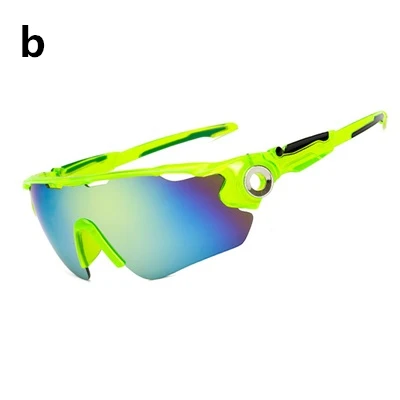 b Велосипедные очки UV400 для мужчин и женщин, лыжи велосипед, очки, MTB спортивные солнцезащитные очки для пеших прогулок, рыбалки, бега, защитные очки gafas - Цвет: b