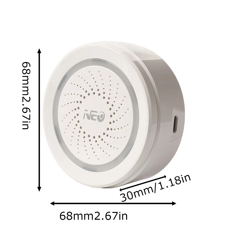 

NEO WiFi USB Siren Alarm Sensor Smart Wireless USB Alarm WiFi Series Security Alarm Type Equipment