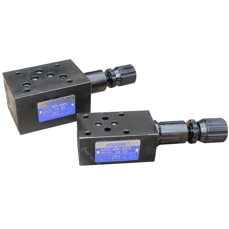 MRV-02 MRV-02P MRV-02B MRV-02A MRV-03 сэндвич-обратный клапан гидравлические модульные рельсовые
