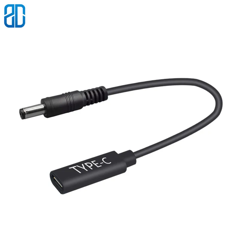 Кабель для быстрой зарядки блокнота с разъемом Type-C Мама на постоянный ток 2 1*5 5 мм