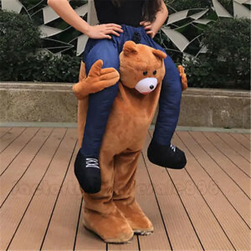 Костюм талисмана с изображением коричневого медведя вечерние костюмы для