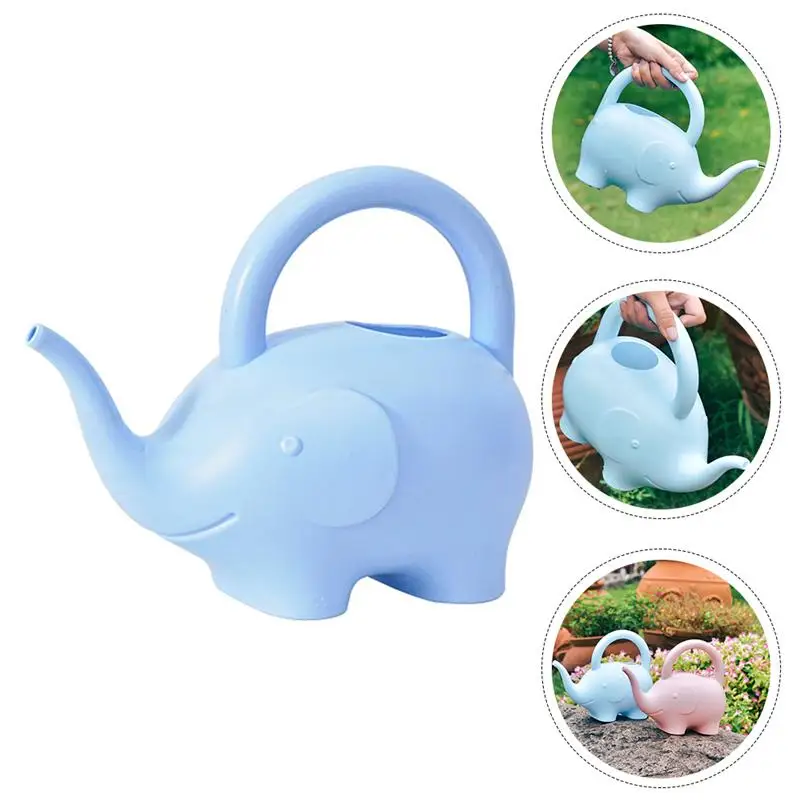 

Plastic Elephant Watering Can Lightweight Lovely Garden Plants Watering Can
