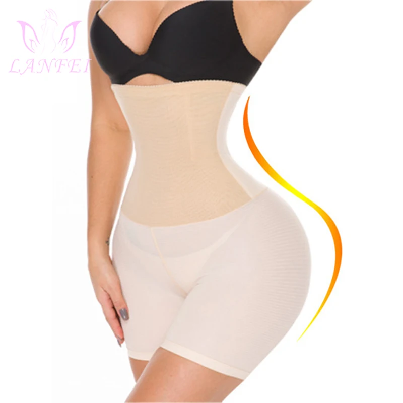 LANFEI утягивающие брюки для живота Утягивающие трусики тела дышащие с высокой