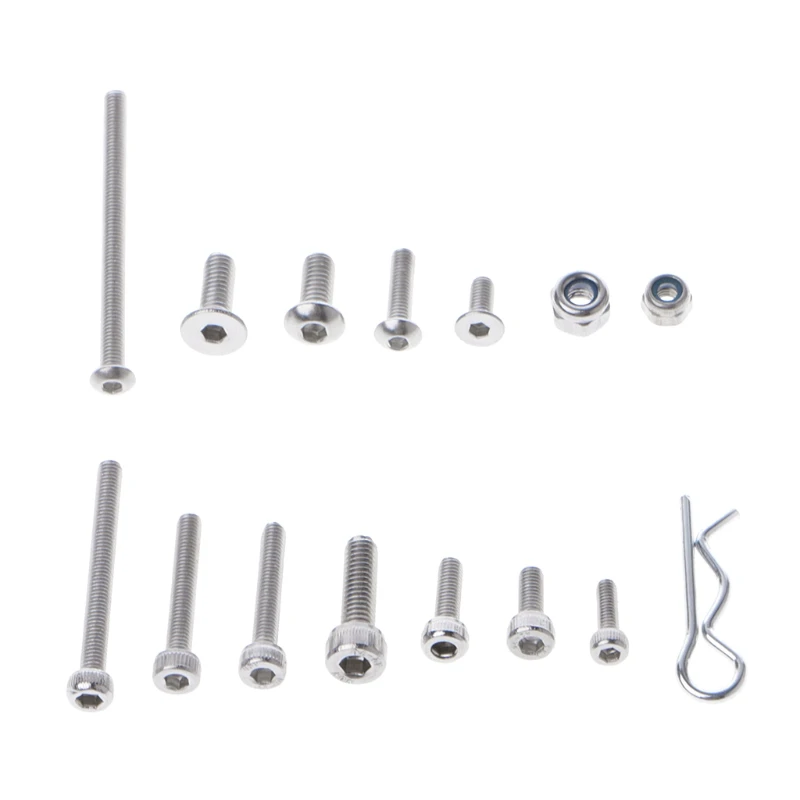 

High Quality 205Pcs RC Screws Stainless Steel Screw Kit For Traxxas Slash 4x4 Short Truck Car