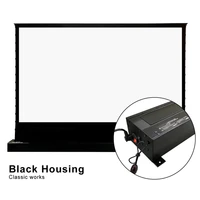 72 150 169 electric tensioned floor standing rising projector screen