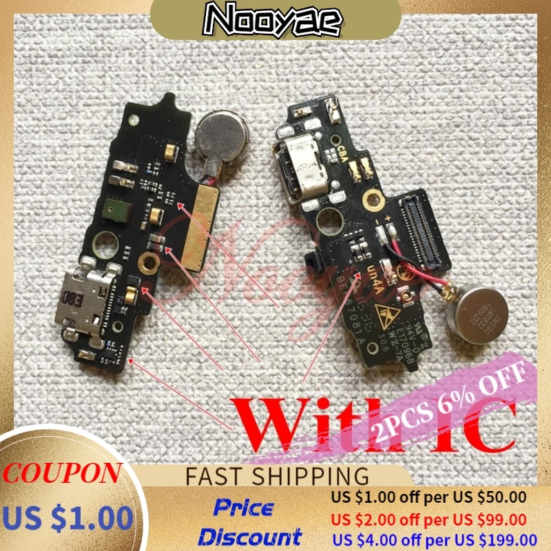 Оригинальный Для zte Axon 7 mini B2017 usb зарядное устройство Порт подключения док станции