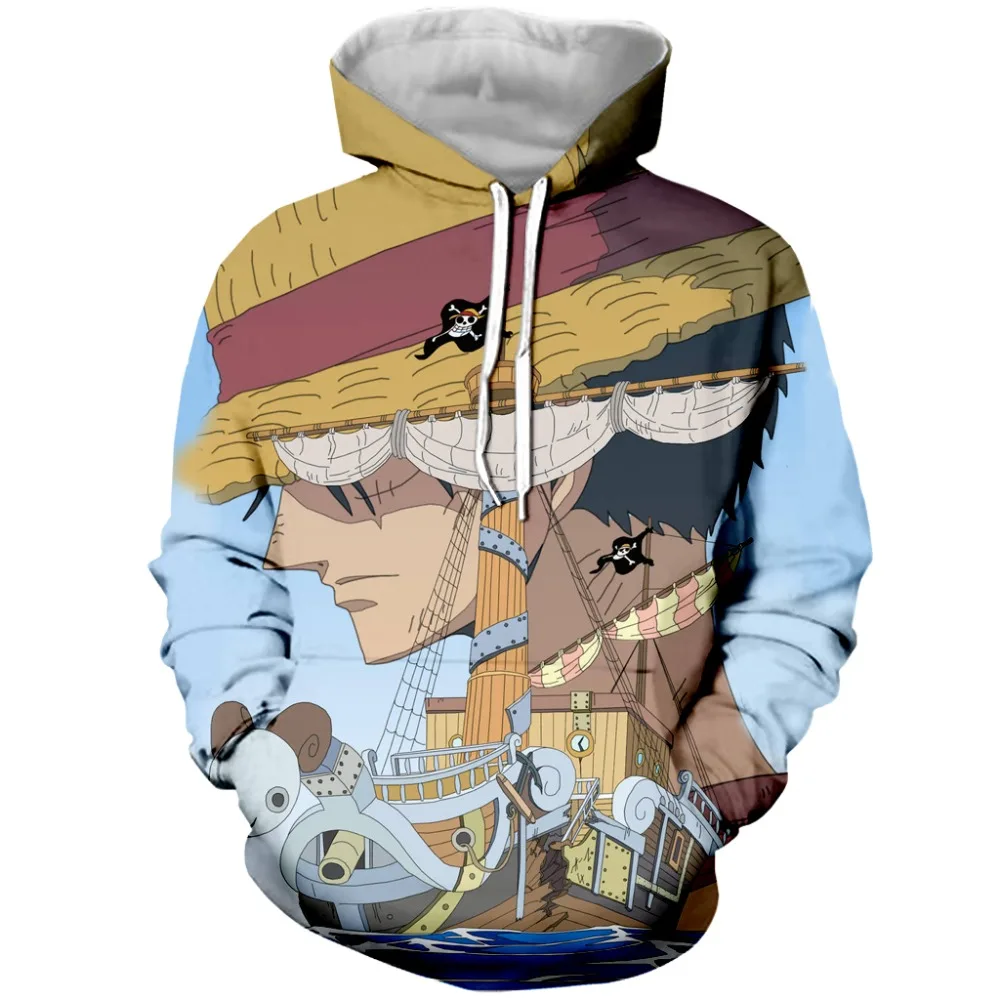 3d печать Аниме цельные толстовки Обезьяна D Luffy Ace Sabo Shanks закон битва спортивный