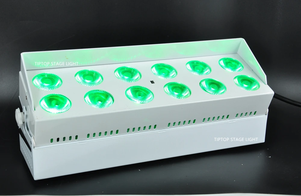 Tiptop сценический прожектор TP-G3037-6IN1 12x18 Вт Tyanshine RGBWA UV 6 цветов DMX батарея беспроводной светодиод настенная шайба Свет белый/черный