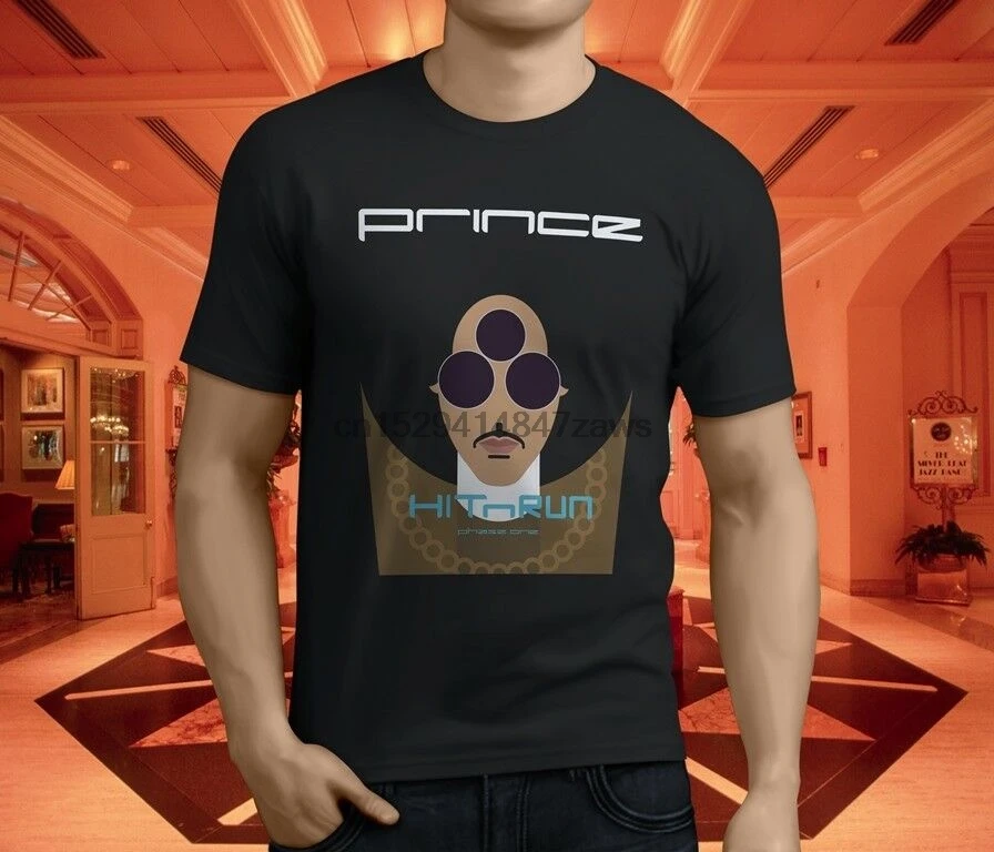 Новая популярная мужская Черная футболка Prince HIT n RUN Phase One под заказ |
