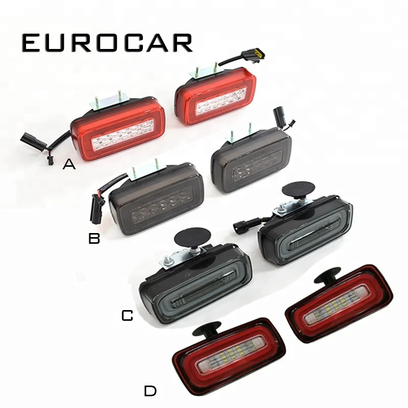 

W463 rear fog light for G-CLASS G65 G63 G500 Rear Bumper Fog Back and Red Lamp Tail Small Lights
