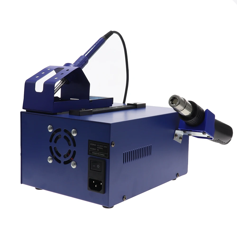 Паяльная станция SIAKE 909D ++ паяльная с термофеном и цифровым дисплеем 3 в 1 0 15 2