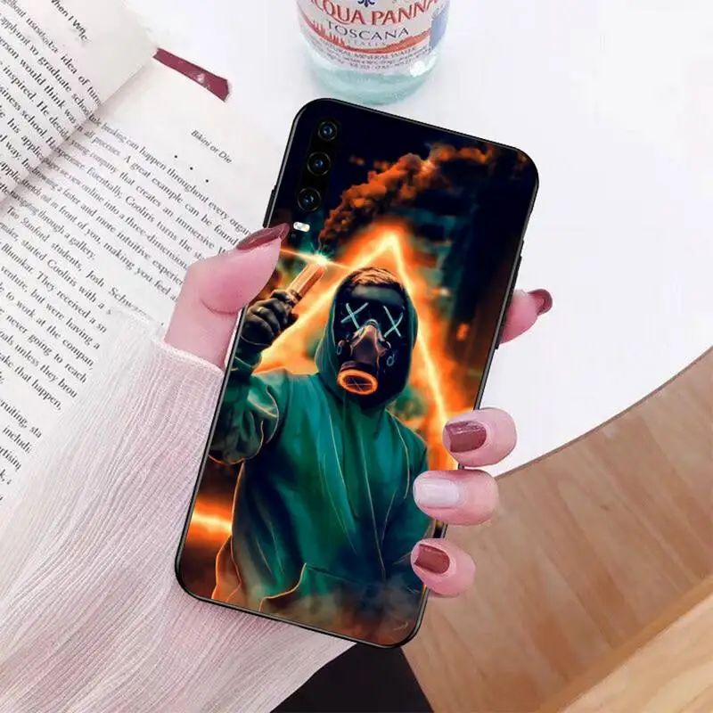 CUTEWANAN уличная Молодежная неоновая маска DIY печать чехол для телефона Huawei Honor 20 10 9 8