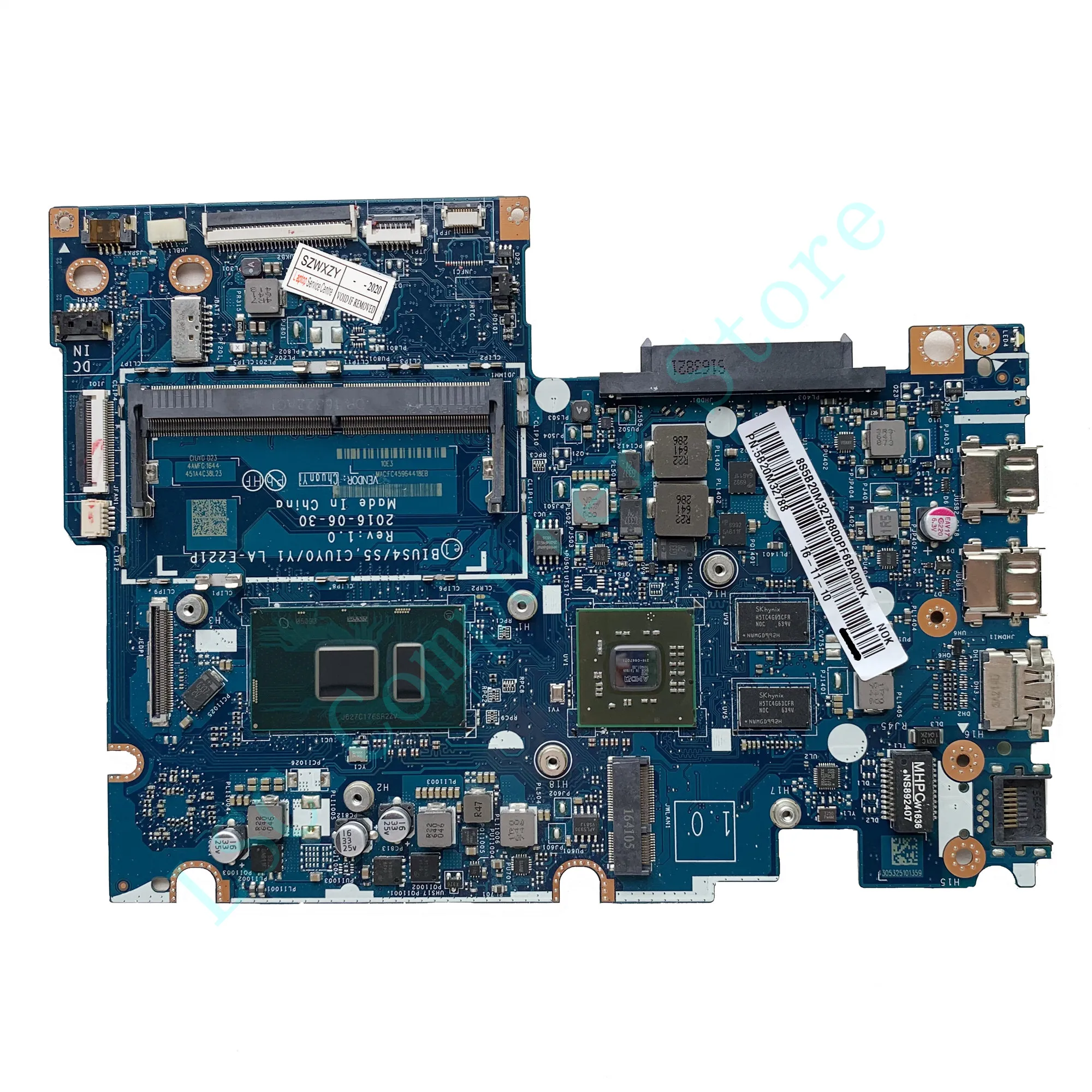 LSC восстановленная материнская плата для ноутбука Lenovo Yoga 510-14IKB Flex 4-1480 5B20M32788