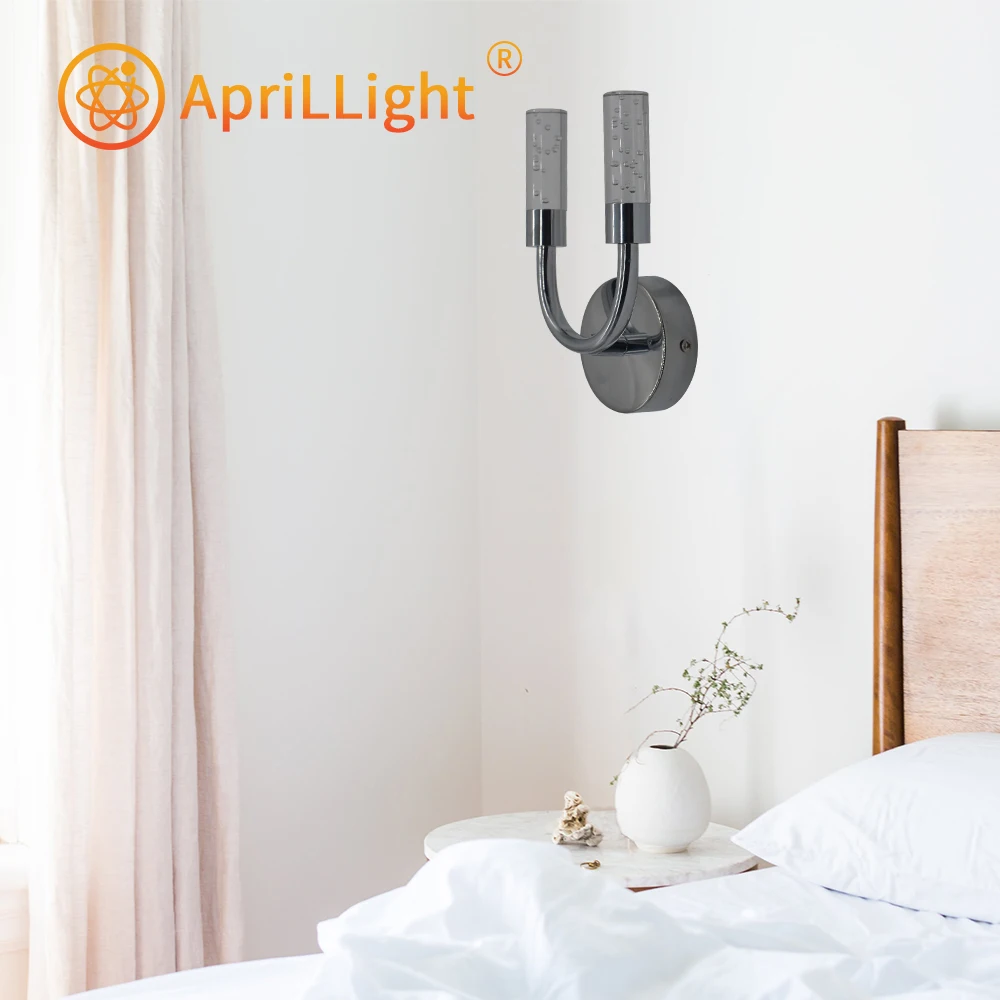 Акриловый креативный современный светодиодный настенный светильник лампа для