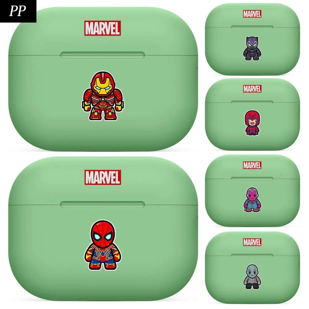 

Marvel comic For Airpods pro 3 case Protective Bluetooth Wireless Earphone Cover Air Pods airpod case air pod cases green 1 2