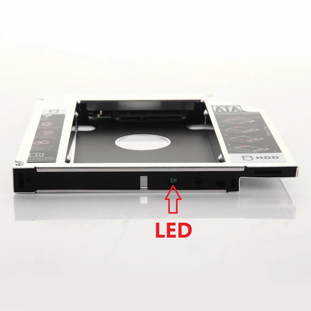 12 7 мм 2nd HDD SSD жесткий диск Оптический отсек Caddy Рамка адаптер для MSI GP70 GE70 GT60 GE60 GT70 с