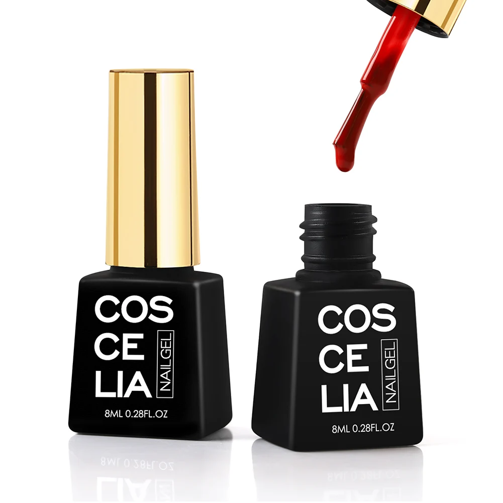 COSCELIA набор для ногтей УФ гель лаков 8 мл Маникюр замачиваемый цветной лак все