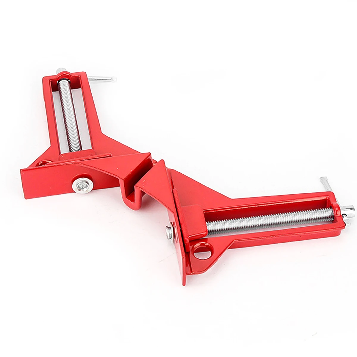 

1pc 4" 90 Degree Right Angled Mitre Corner Clamp Woodwork Picture Frame Holder Clamp For Picture Framing And Wood Working Red