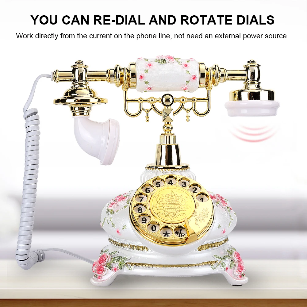 Старинные телефоны с вращающимся диском телефон в ретро стиле винтажный
