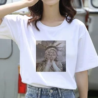 vaporwave aesthetic t shirt clothing femme t shirt print cartoon cute top fun ulzzang kawaii harajuku female korean tshirt