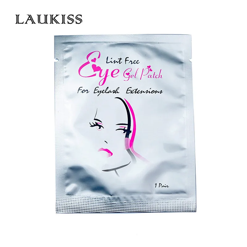 

Wholesale Beauty Head Patches for Eyelash Extension Eye Pads Golden Under Individual Eye Lash Non-woven Makeup Eyelash Extension
