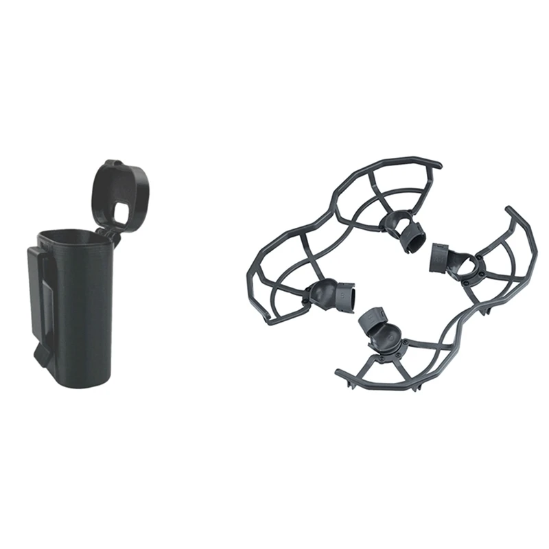 

For DJI FPV COMBO Goggles V2 Battery Belt Clip Storage Case With Propeller Guard For DJI FPV Drone Propeller Protector